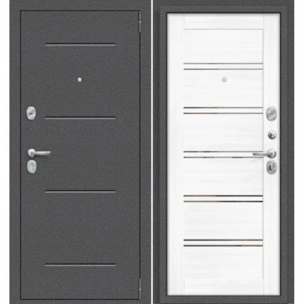 Входная дверь Porta R 104.П28 Антик Серебро/Snow Veralinga за 1028.46 руб.