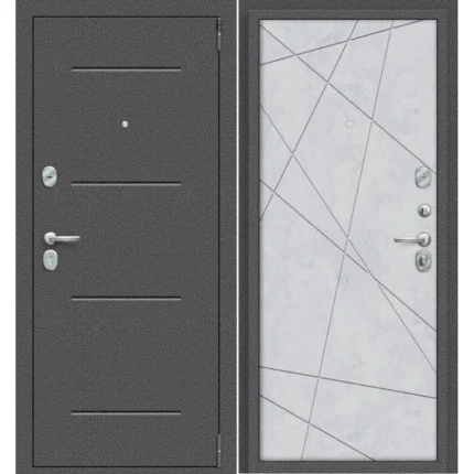 Входная дверь Porta R 104.15 Антик Серебро/Snow Art за 988.64 руб.