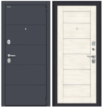 Входная дверь Porta S 4.Л22 Graphite Pro/Nordic Oak за 1199.58 руб.